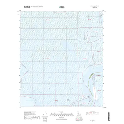 2018 Map of Lake Salve, 2018 Print