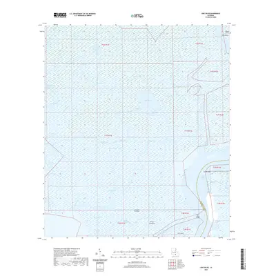 2020 Map of Lake Salve, 2020 Print