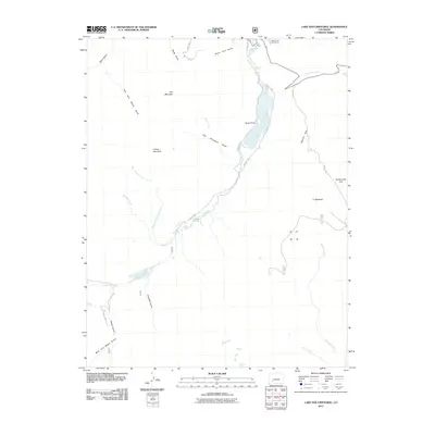2011 Map of Lake San Cristobal, 2011 Print