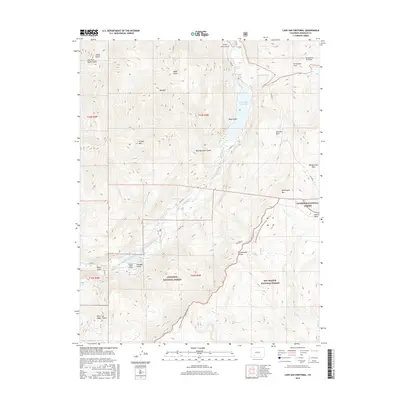 2016 Map of Lake San Cristobal, 2016 Print