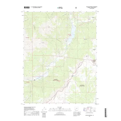 2019 Map of Lake San Cristobal, 2019 Print