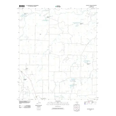 2010 Map of Lake San Tana, 2010 Print