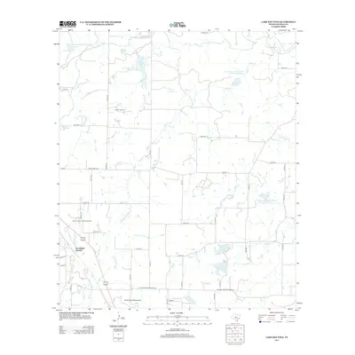 2013 Map of Lake San Tana, 2013 Print