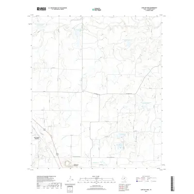 2019 Map of Lake San Tana, 2019 Print