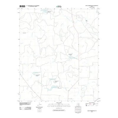2010 Map of Lake Scarborough, 2010 Print