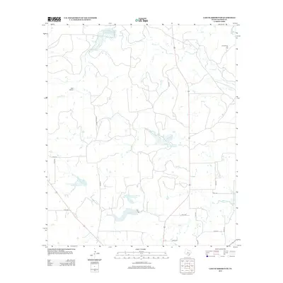 2013 Map of Lake Scarborough, 2013 Print