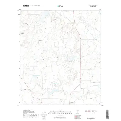 2019 Map of Lake Scarborough, 2019 Print