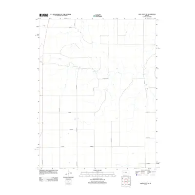 2012 Map of Lake Scott NE, 2012 Print