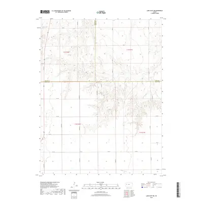 2018 Map of Lake Scott NE, 2018 Print