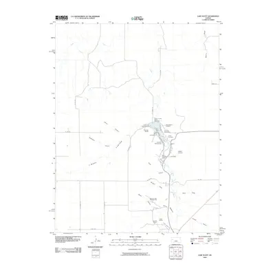 2009 Map of Lake Scott, 2009 Print