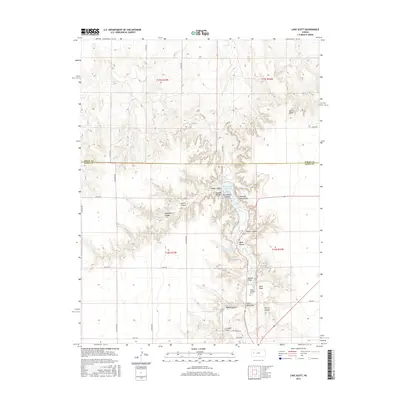 2015 Map of Lake Scott, 2015 Print