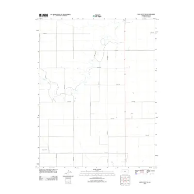 2012 Map of Lake Scott SW, 2012 Print