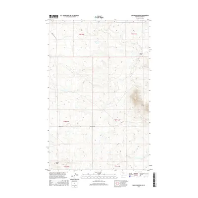 2017 Map of Lake Seventeen NE, 2017 Print