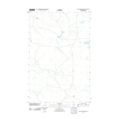 2011 Map of Lake Seventeen West, 2011 Print