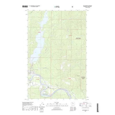 2020 Map of Lake Shannon, 2020 Print