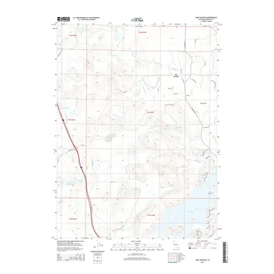 2015 Map of Lake Shastina, 2015 Print