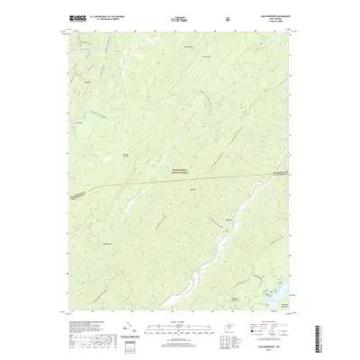 2019 Map of Lake Sherwood, 2019 Print