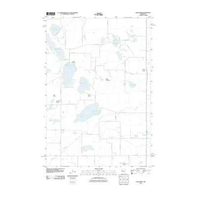 2010 Map of Lake Simon, 2010 Print