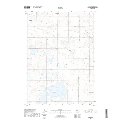 2017 Map of Lake Sinai, 2017 Print