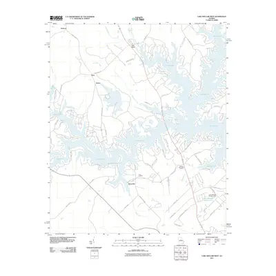 2011 Map of Lake Sinclair West, 2011 Print