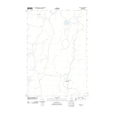 2010 Map of Lake Six, 2010 Print