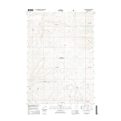 2015 Map of Lake Solitude, 2015 Print