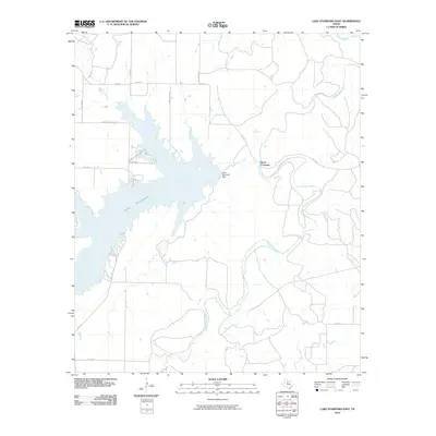 2010 Map of Lake Stamford East, 2010 Print
