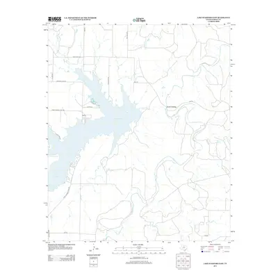 2013 Map of Lake Stamford East, 2013 Print