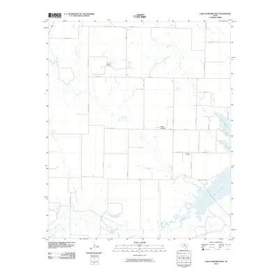2010 Map of Lake Stamford West, 2010 Print