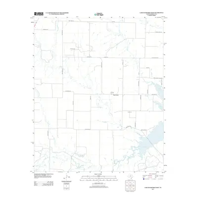 2013 Map of Lake Stamford West, 2013 Print