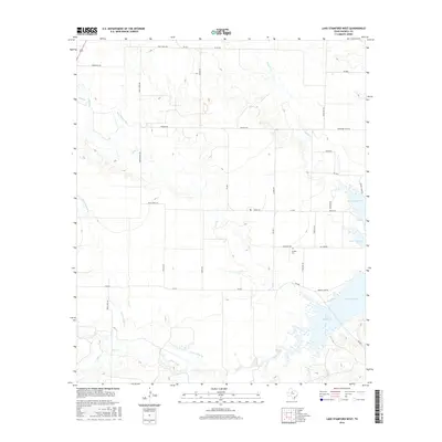 2016 Map of Lake Stamford West, 2016 Print