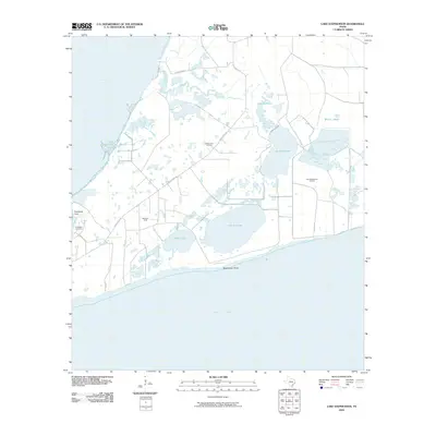 2010 Map of Lake Stephenson, 2010 Print