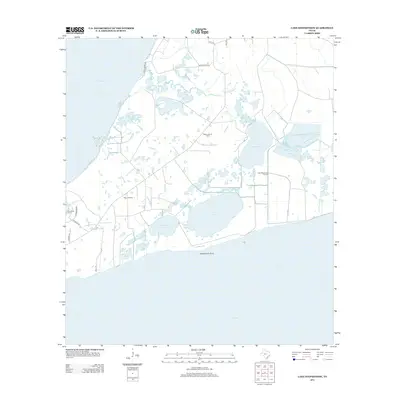 2013 Map of Lake Stephenson, 2013 Print