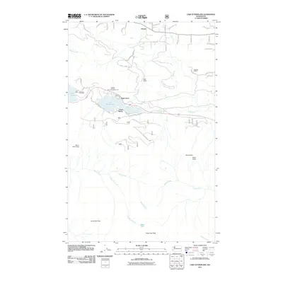 2011 Map of Lake Sutherland, 2011 Print