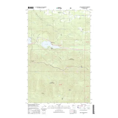 2017 Map of Lake Sutherland, 2017 Print
