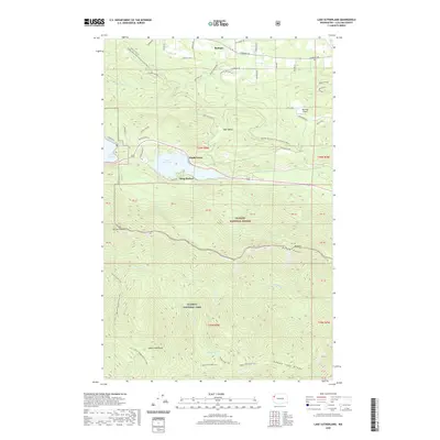 2020 Map of Lake Sutherland, 2020 Print