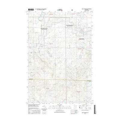 2015 Map of Lake Tahkodah, 2015 Print