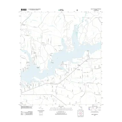 2012 Map of Lake Talquin, 2012 Print