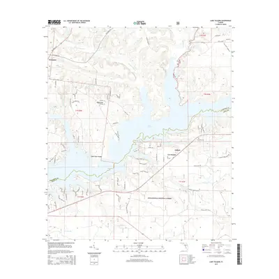 2015 Map of Lake Talquin, 2015 Print