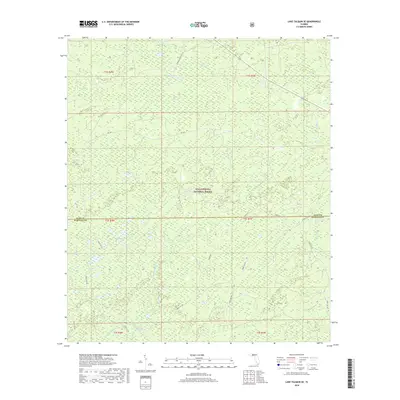 2018 Map of Lake Talquin SE, 2018 Print