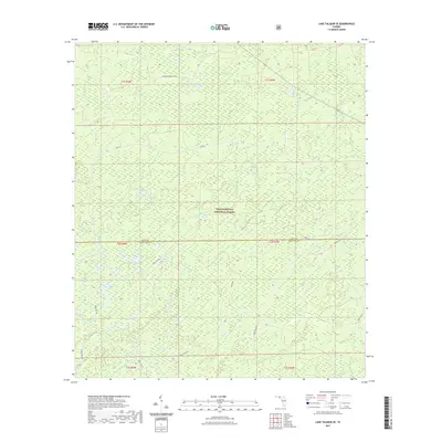 2021 Map of Lake Talquin SE, 2021 Print