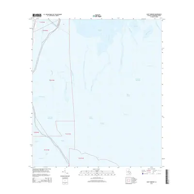 2015 Map of Lake Tambour, 2015 Print