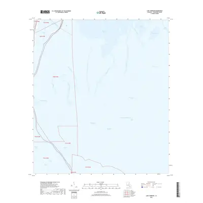 2018 Map of Lake Tambour, 2018 Print