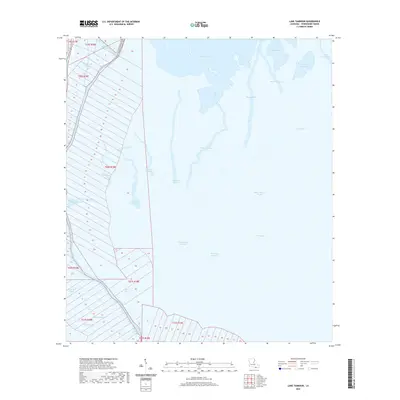 2020 Map of Lake Tambour, 2020 Print