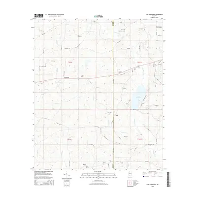 2015 Map of Lake Tangipahoa, 2015 Print