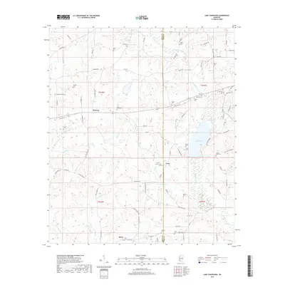 2018 Map of Lake Tangipahoa, 2018 Print