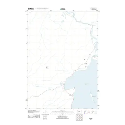 2012 Map of Lake, 2012 Print