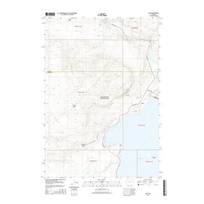 2015 Map of Lake, 2015 Print