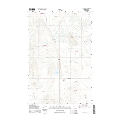 2017 Map of Lake Theboe, 2017 Print