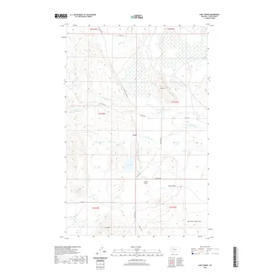 2020 Map of Lake Theboe, 2020 Print